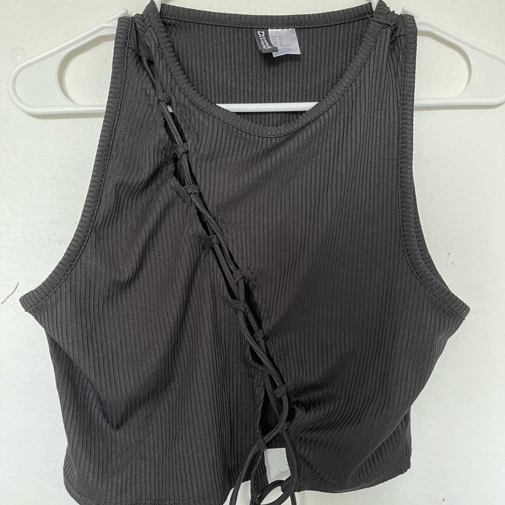 Tie up crop top